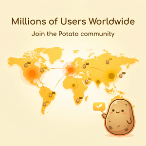POTATO品牌 - Potato聊天软件等级系统：用户等级、等级权益、等级升级