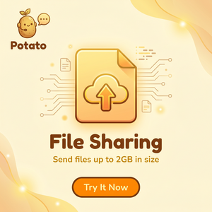 POTATO品牌 - Potato聊天软件表情符号：emoji、贴纸、动画表情使用